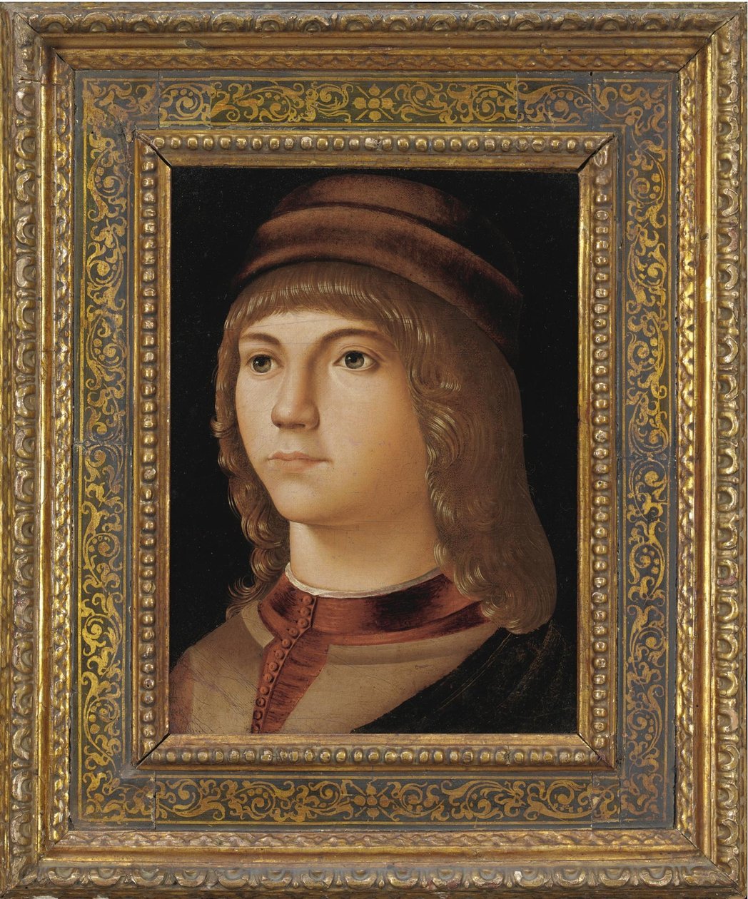 Egy fiatalember portréja alkotó: Jacometto Veneziano