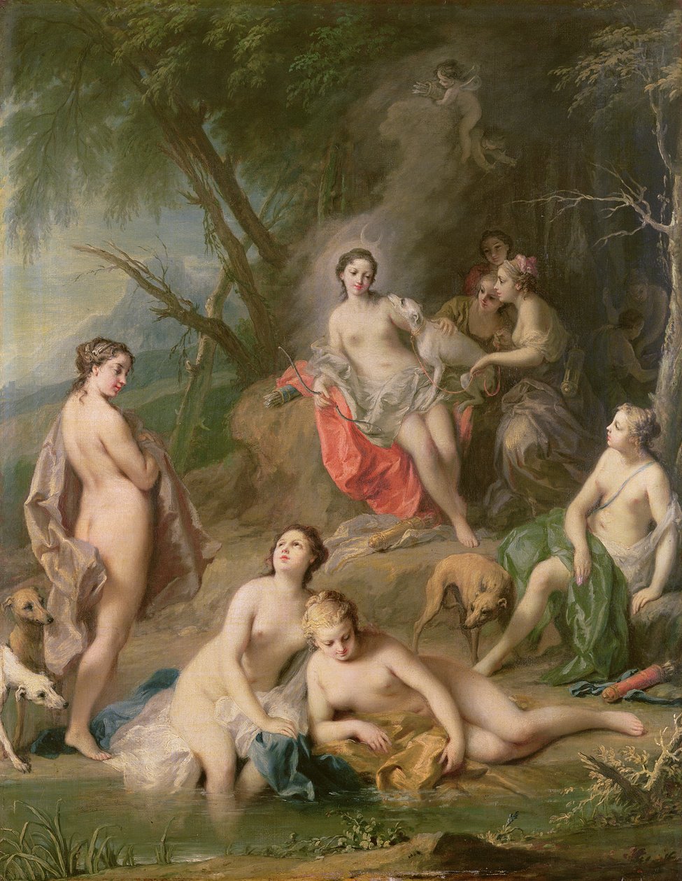 Diana fürdő nimfáival alkotó: Jacopo Amigoni