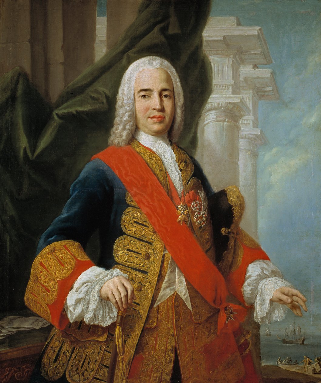Zenón de Somodevilla, 1. Marqués de la Ensenada portréja (1702-1781) alkotó: Jacopo Amigoni