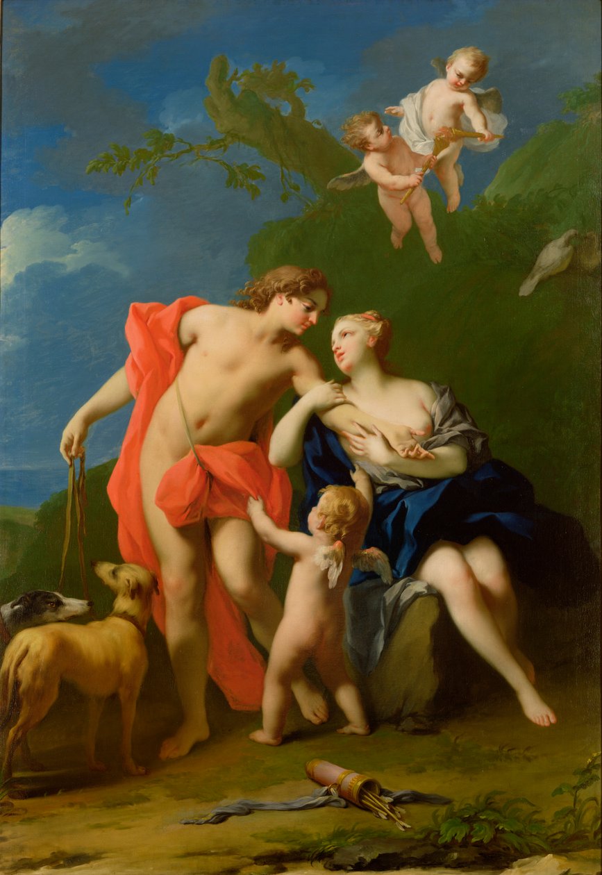 Vénusz és Adonisz alkotó: Jacopo Amigoni