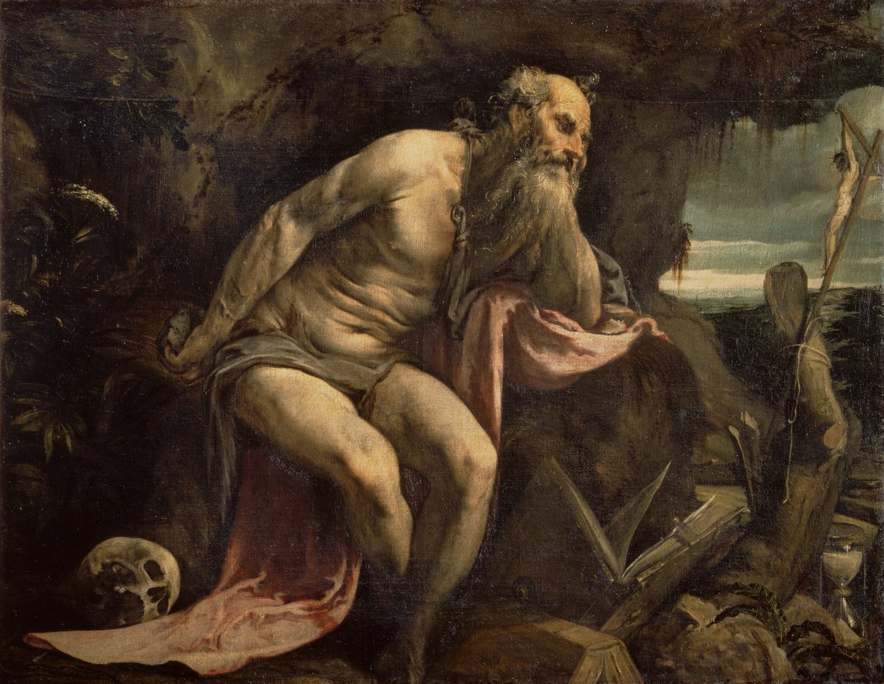 Szent Jeromos, 1560-as évek eleje alkotó: Jacopo Bassano