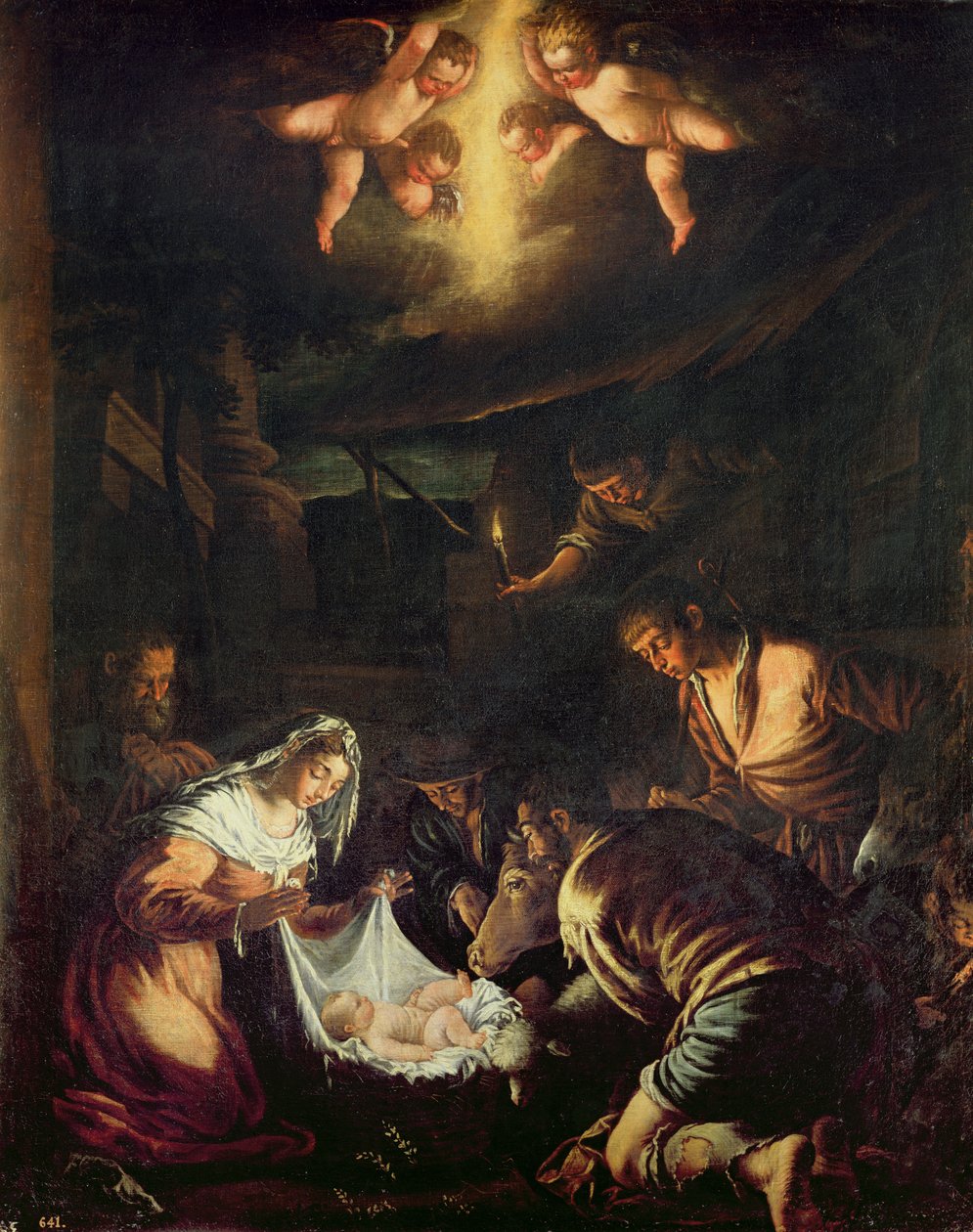 A Pásztorok imádata alkotó: Jacopo Bassano