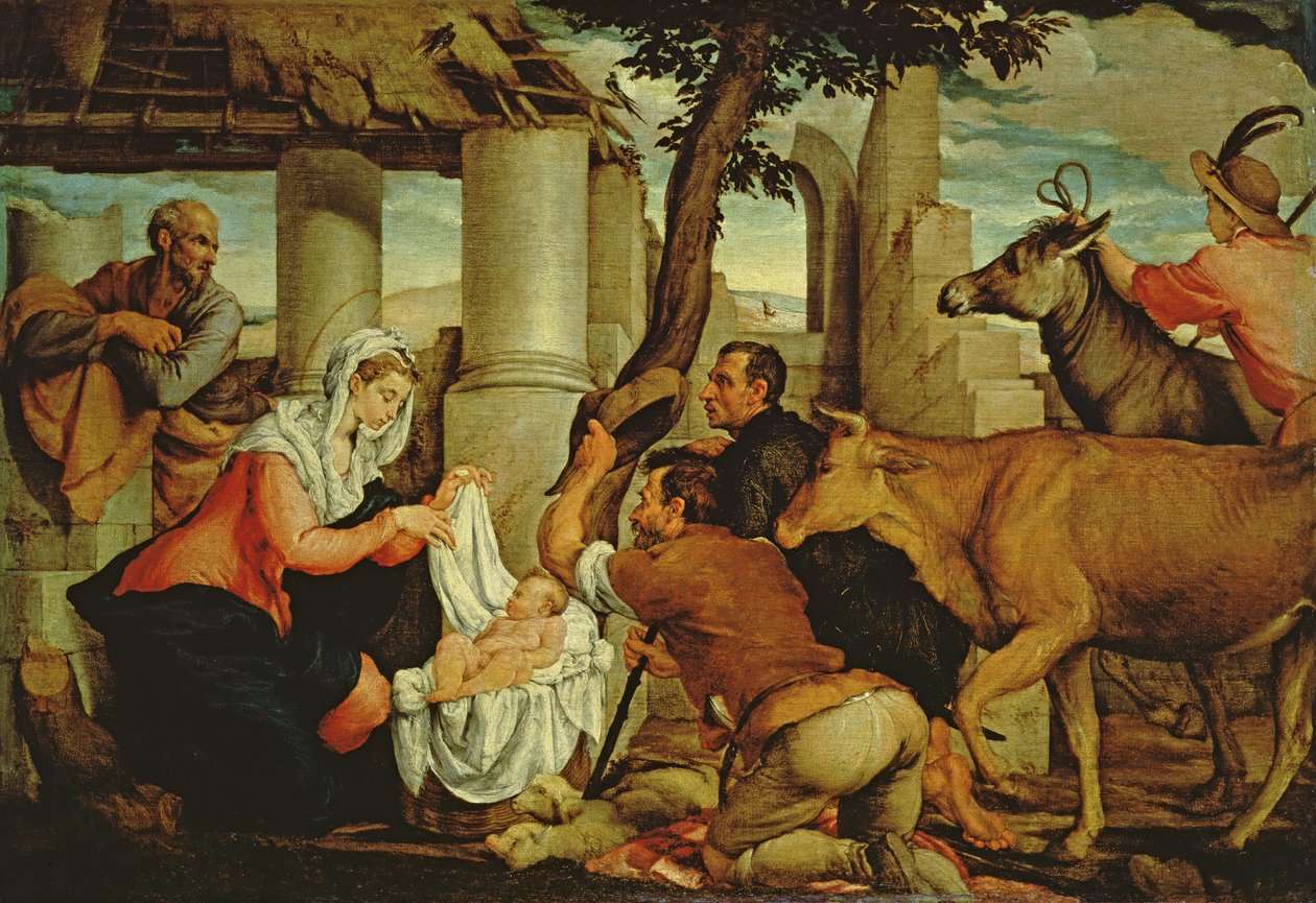 A Pásztorok imádata alkotó: Jacopo Bassano