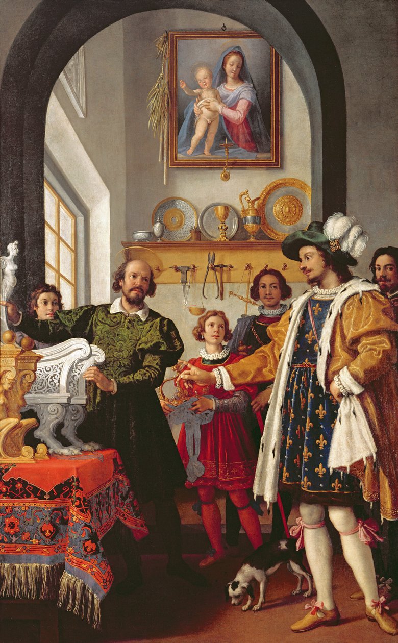 Szent Eligio becsületessége, 1614 alkotó: Jacopo Chimenti Empoli