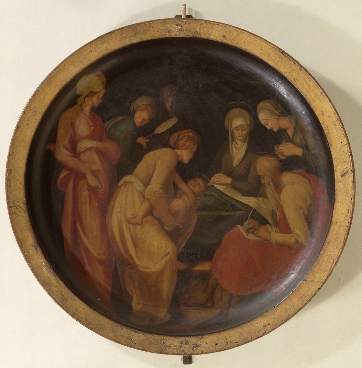 Keresztelő Szent János születése, 1526 körül alkotó: Jacopo Pontormo