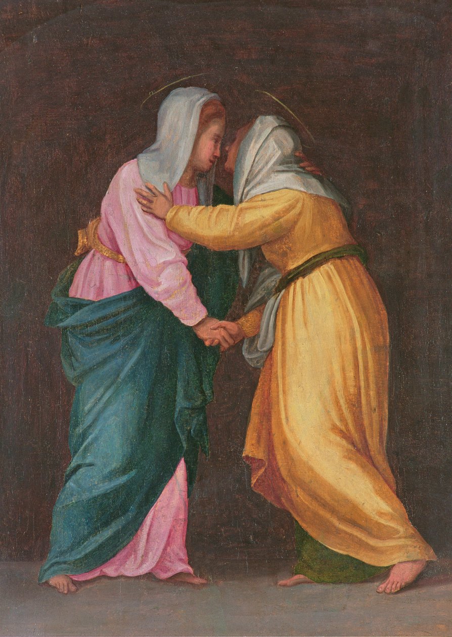 A látogatás, a pénzverde szekere alkotó: Jacopo Pontormo