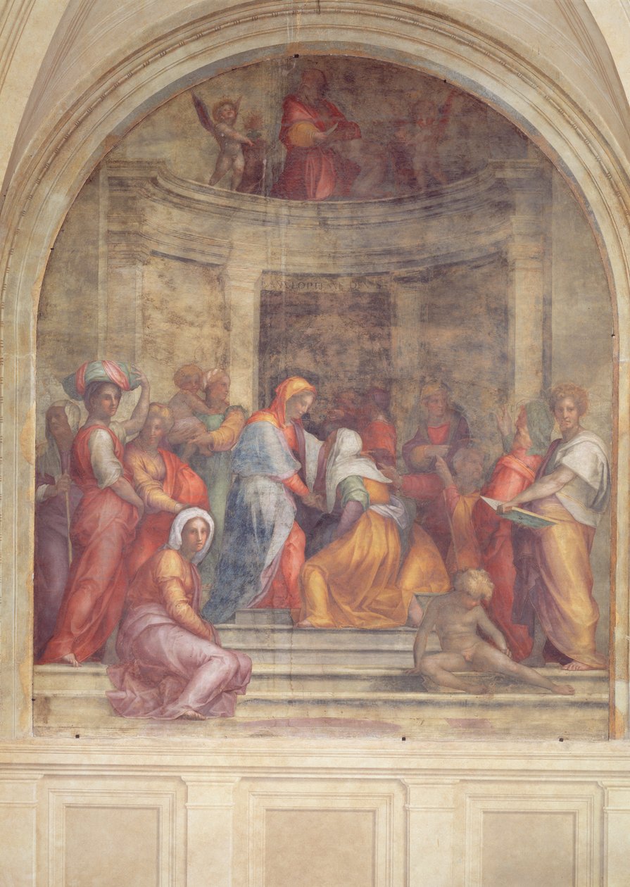A látogatás a kolostorból, 1516 alkotó: Jacopo Pontormo