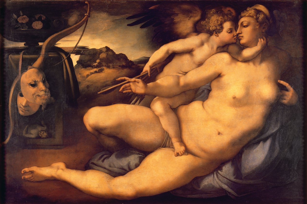 Vénusz és Ámor, 1533 alkotó: Jacopo Pontormo