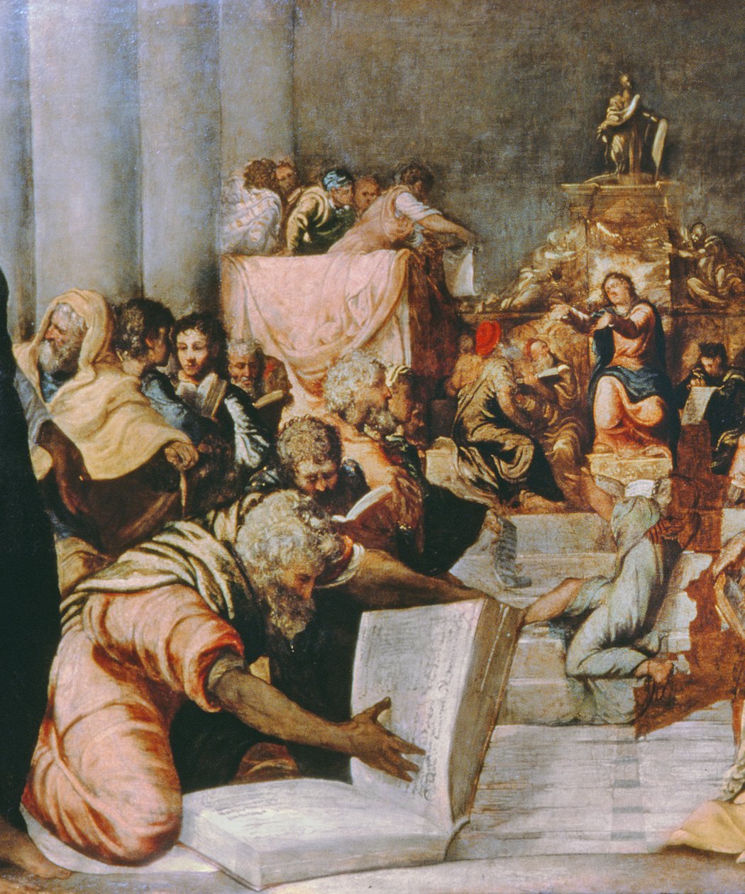 Krisztus az orvosok között, 1540-es évek eleje alkotó: Jacopo Robusti Tintoretto