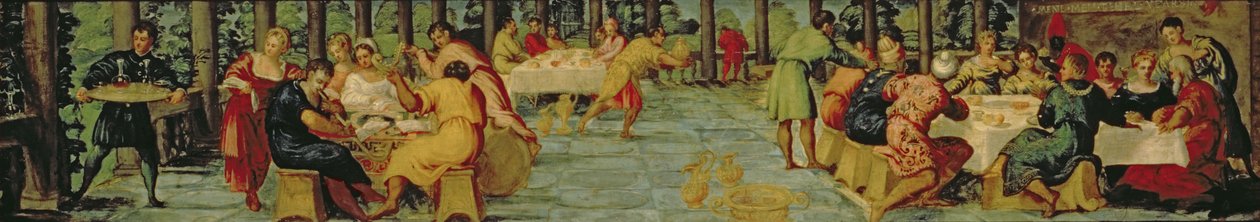 Belsazár király lakomája, 154344 körül (panel) alkotó: Jacopo Robusti Tintoretto
