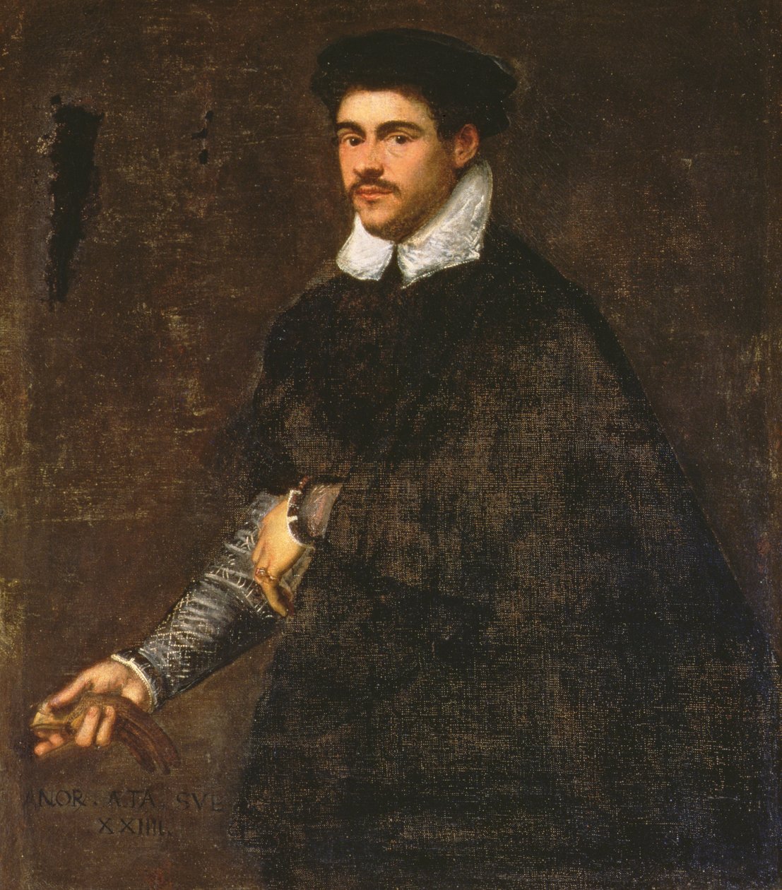 Egy fiatal férfi portréja alkotó: Jacopo Robusti Tintoretto