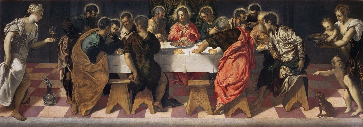 Az utolsó vacsora alkotó: Jacopo Robusti Tintoretto