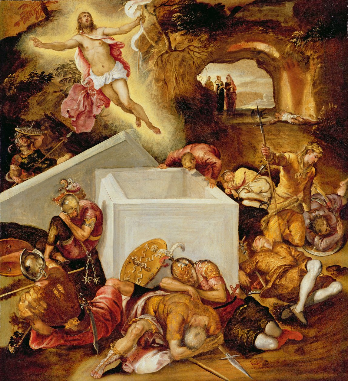 Krisztus feltámadása alkotó: Jacopo Robusti Tintoretto