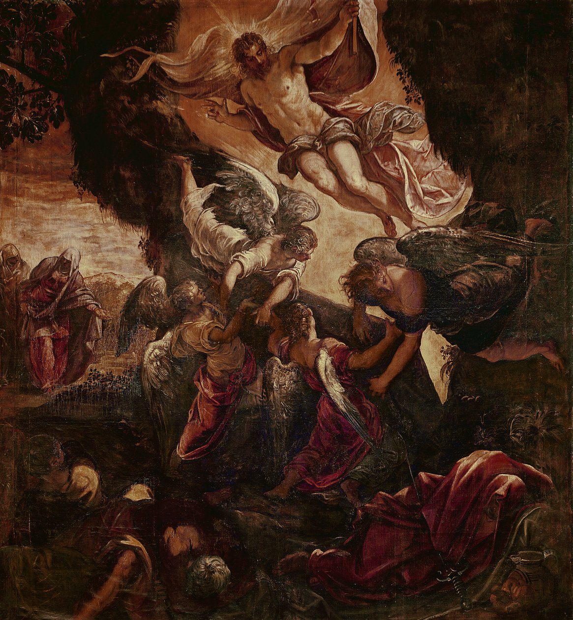 Krisztus feltámadása alkotó: Jacopo Robusti Tintoretto