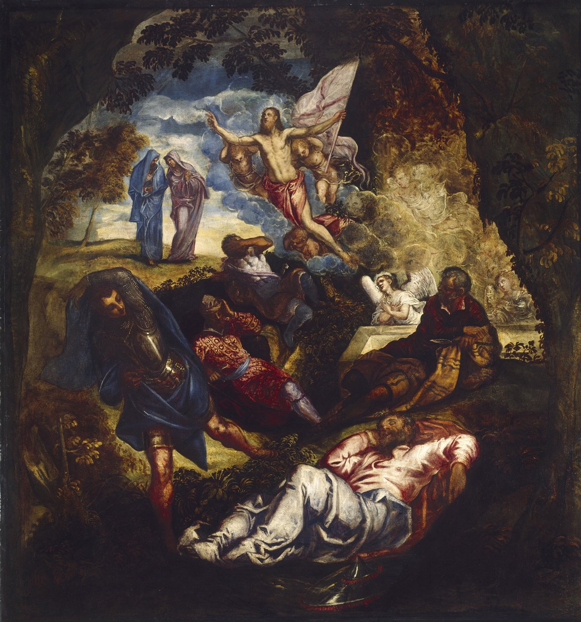Krisztus feltámadása, 16. század alkotó: Jacopo Robusti Tintoretto