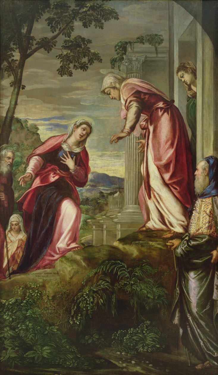 A látogatás, 1550 alkotó: Jacopo Robusti Tintoretto