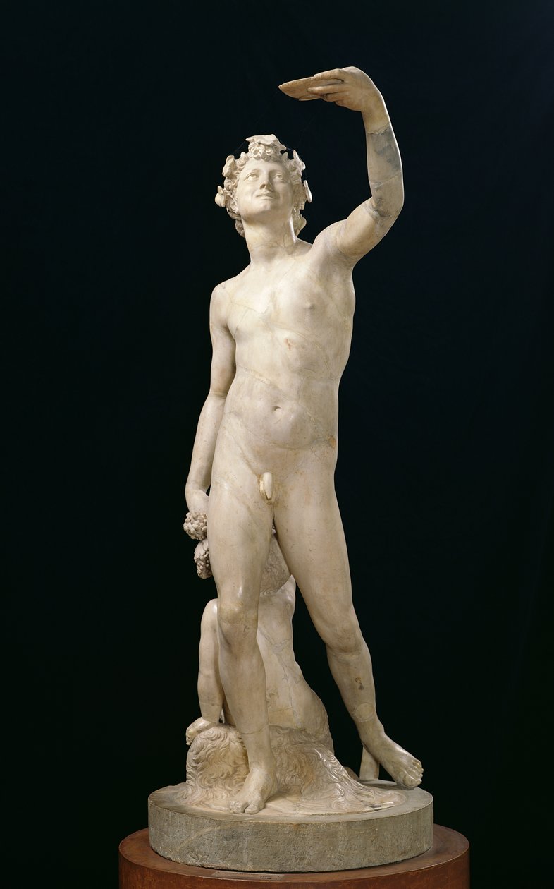 Bacchus, 1510 (márvány) alkotó: Jacopo Sansovino