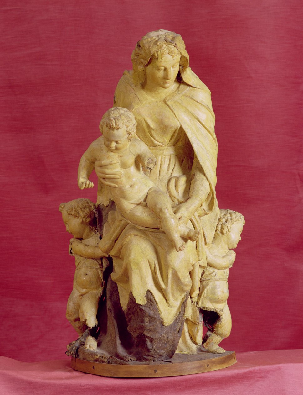 Madonna és gyermeke (papírmasé) alkotó: Jacopo Sansovino