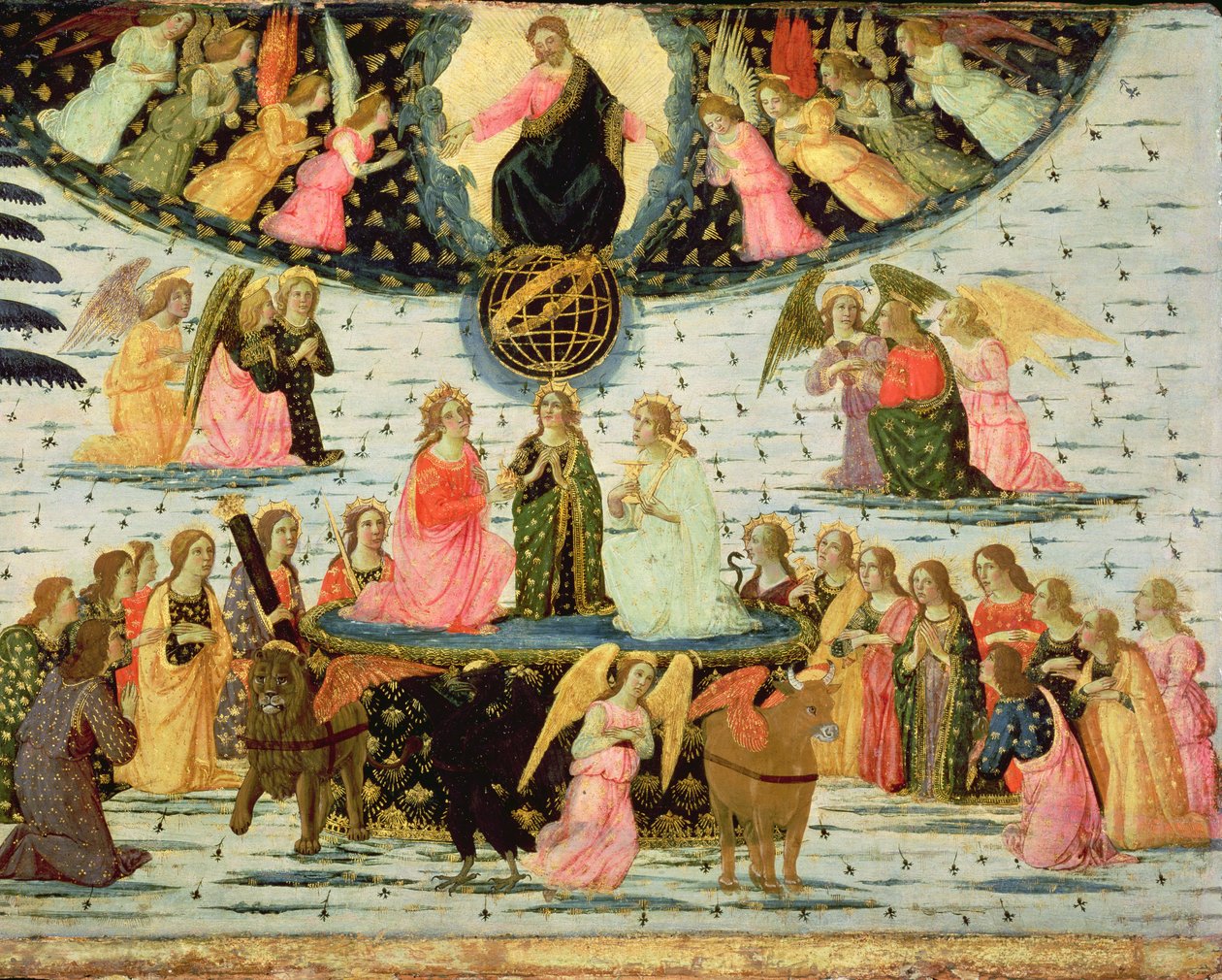 Az örökkévalóság diadala, Petrarch (1304-74) „Triumphs”-ja ihlette alkotó: Jacopo del Sellaio