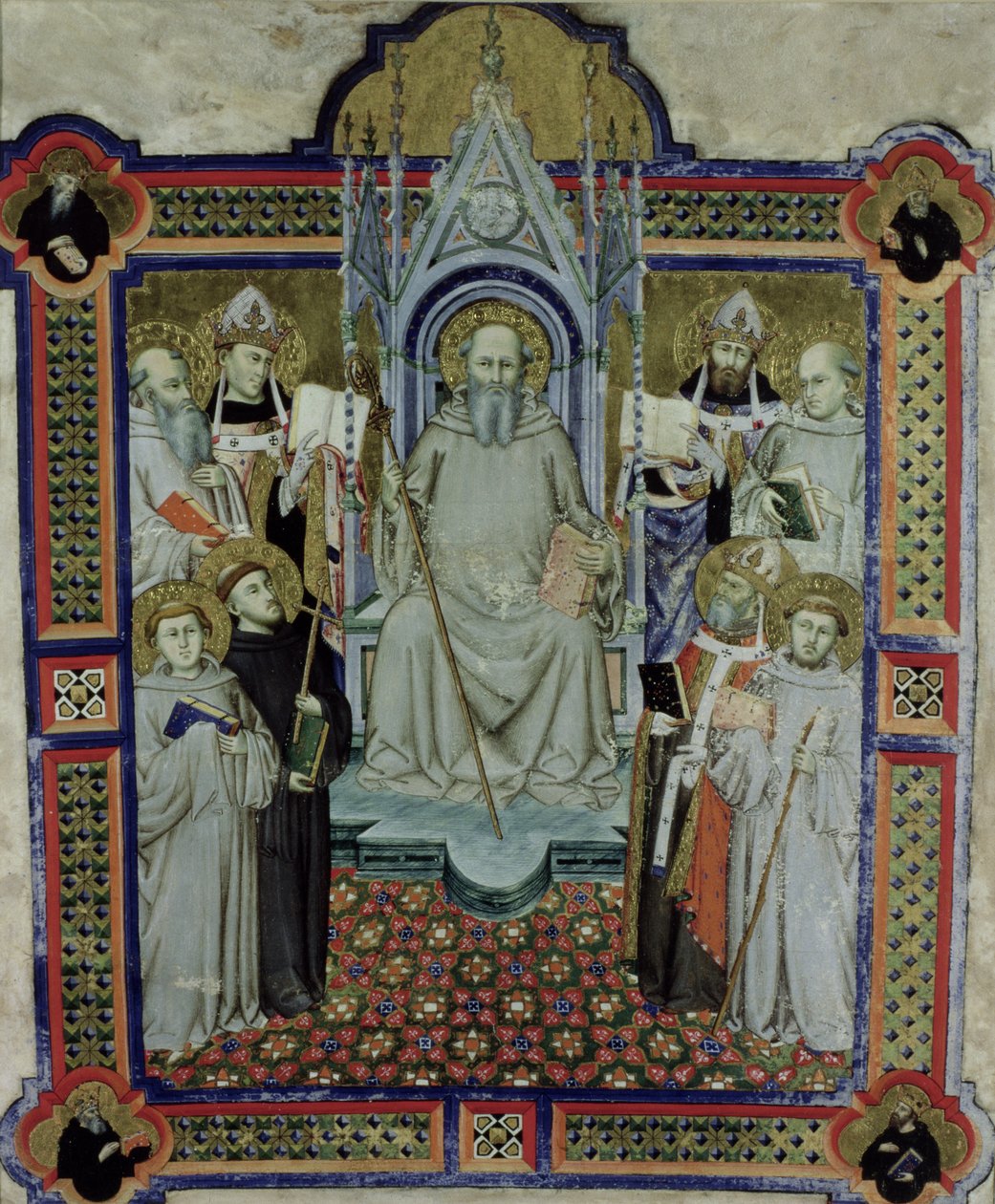 501-es Szent Benedek asszony alkotó: Jacopo di Cione