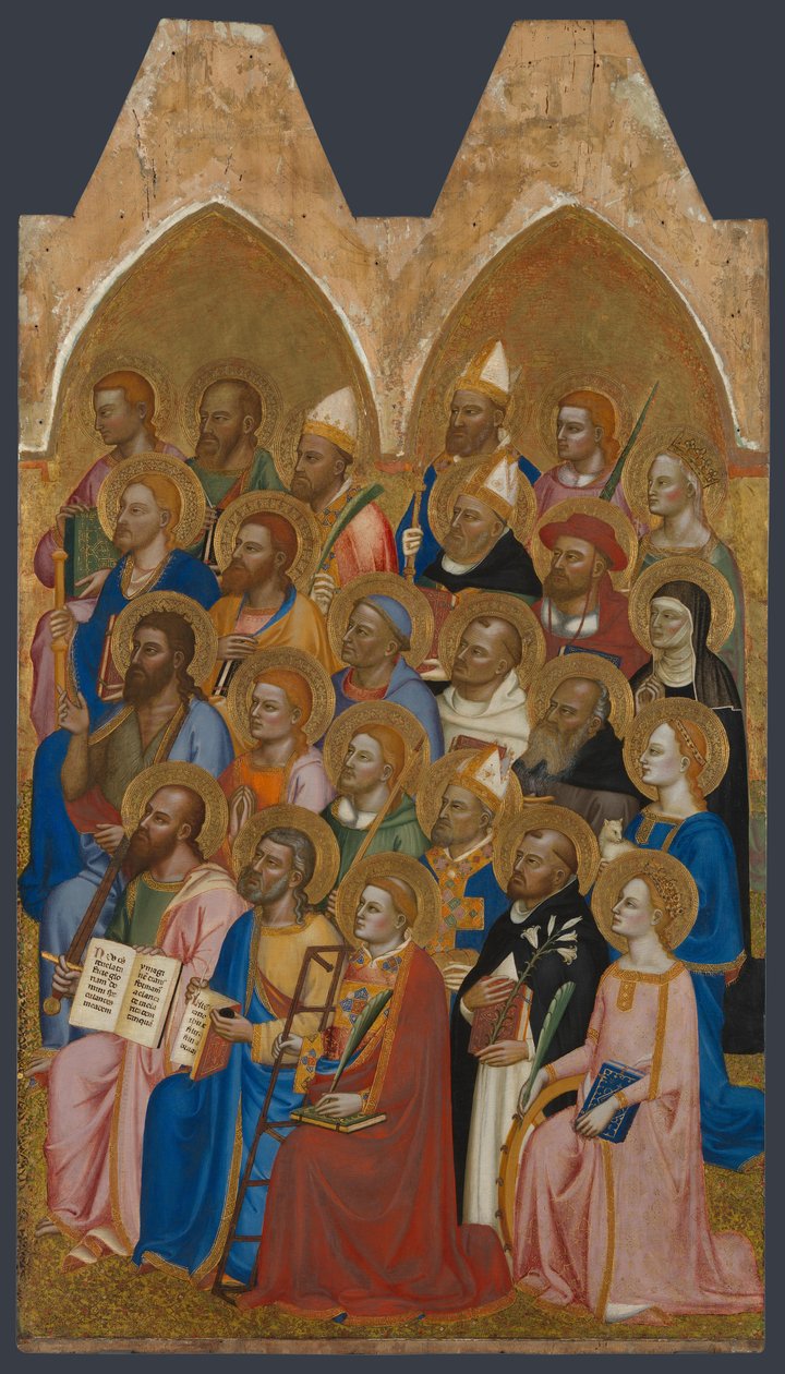 Jobb oldali fő panel alkotó: Jacopo di Cione