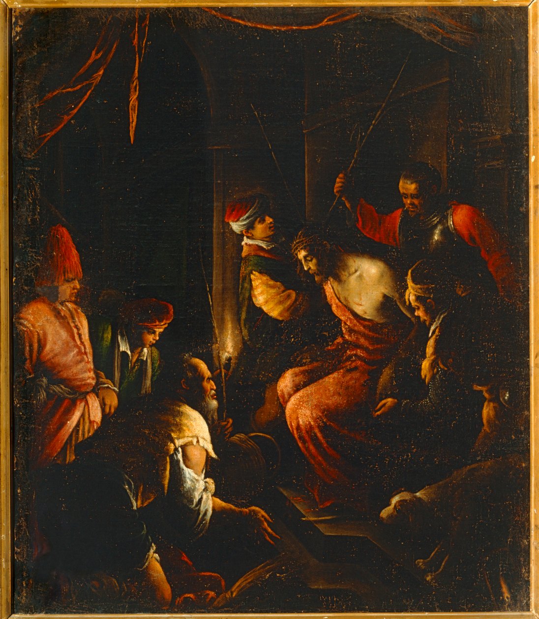 Töviskorona (festmény) alkotó: Jacopo (1510-92) Bassano