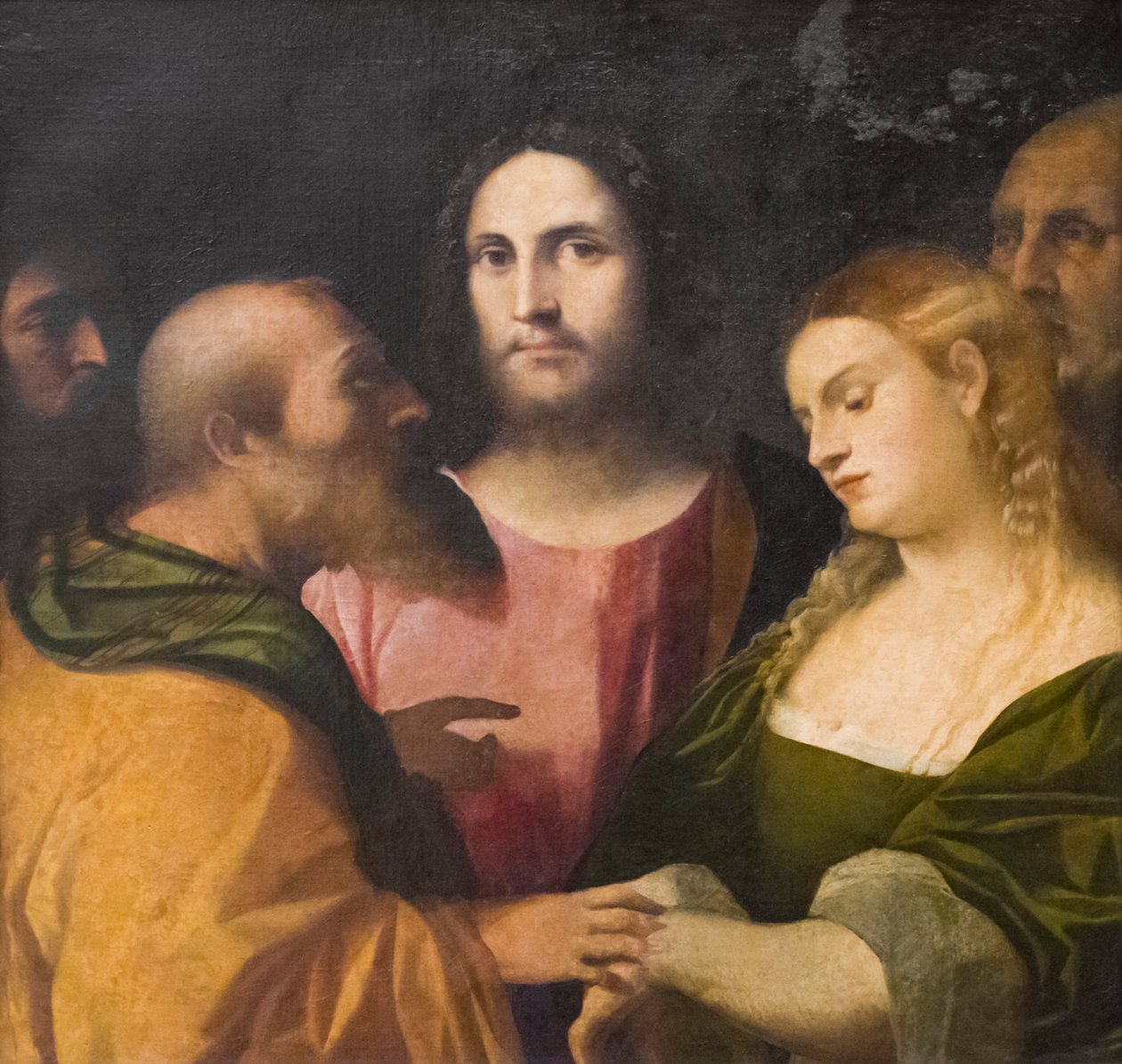 Krisztus és a házasságtörőnő alkotó: Jacopo (c.1480 1528) Palma