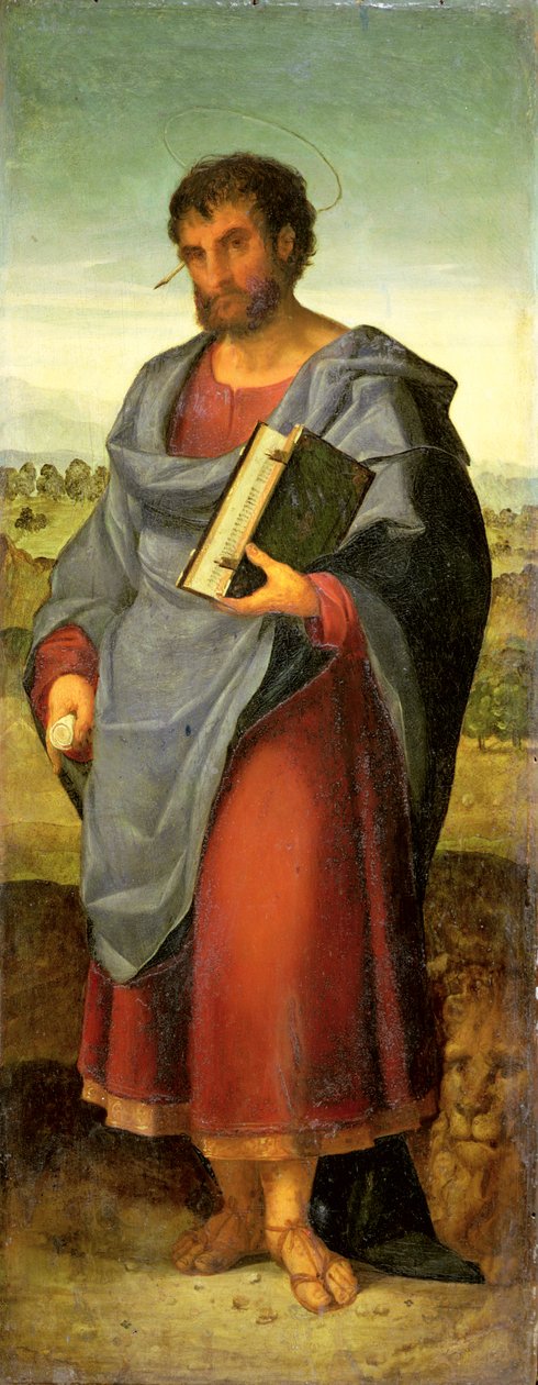 Szent Márk (olaj, panel) alkotó: Jacopo (c.1480-1528) Palma