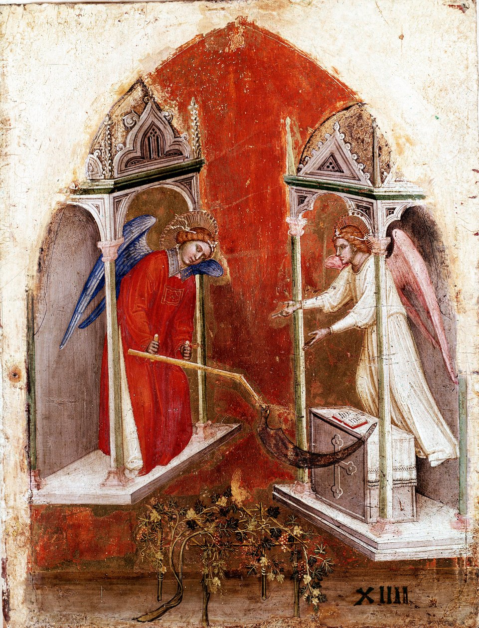 Apokalipszis poliptichonja: bal belső panel. Aratás. Detrempe fán Jacobello Alberegno (1367-1397 kb.) 1360-1390. Gallerie dell