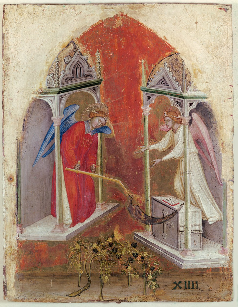 Az égi aratás (tempera a panelen) alkotó: Jacopo Alberegno
