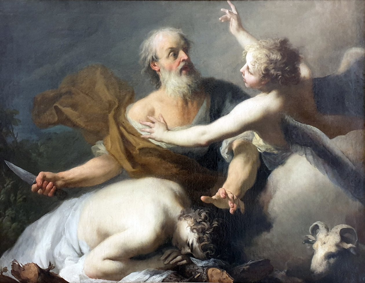 Ábrahám áldozata alkotó: Jacopo Amigoni