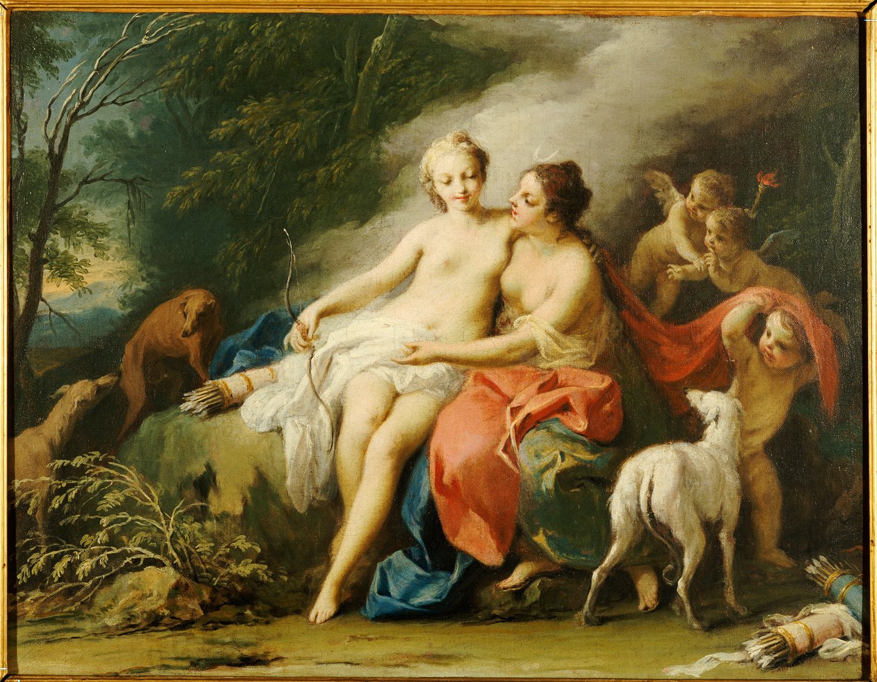 Jupiter és Callisto alkotó: Jacopo Amigoni