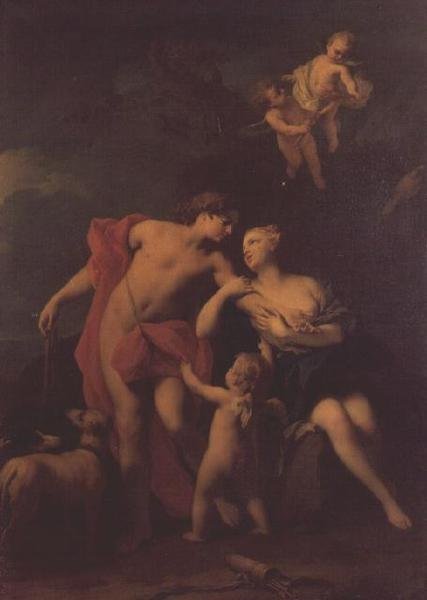 Vénusz és Adonisz, 1740 körül alkotó: Jacopo Amigoni