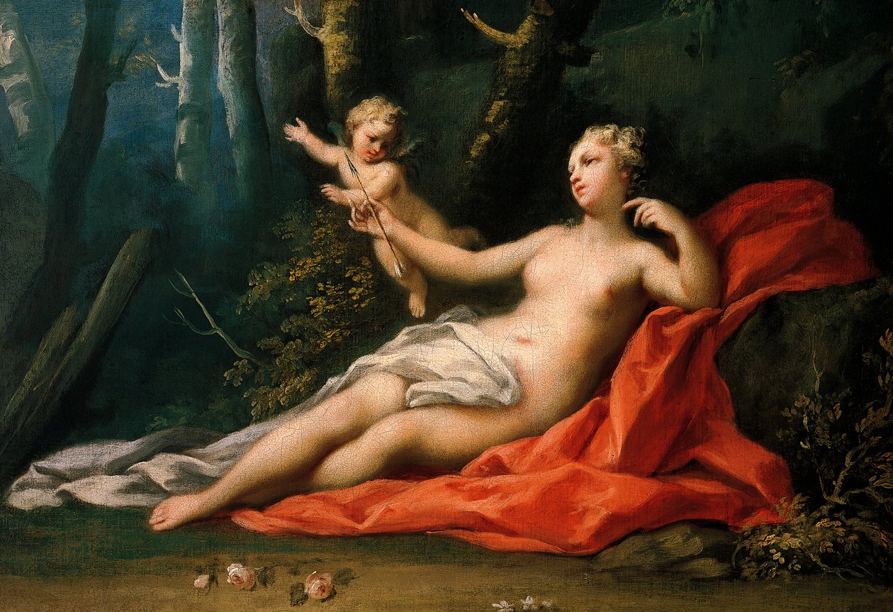 Vénusz és Ámor alkotó: Jacopo Amigoni