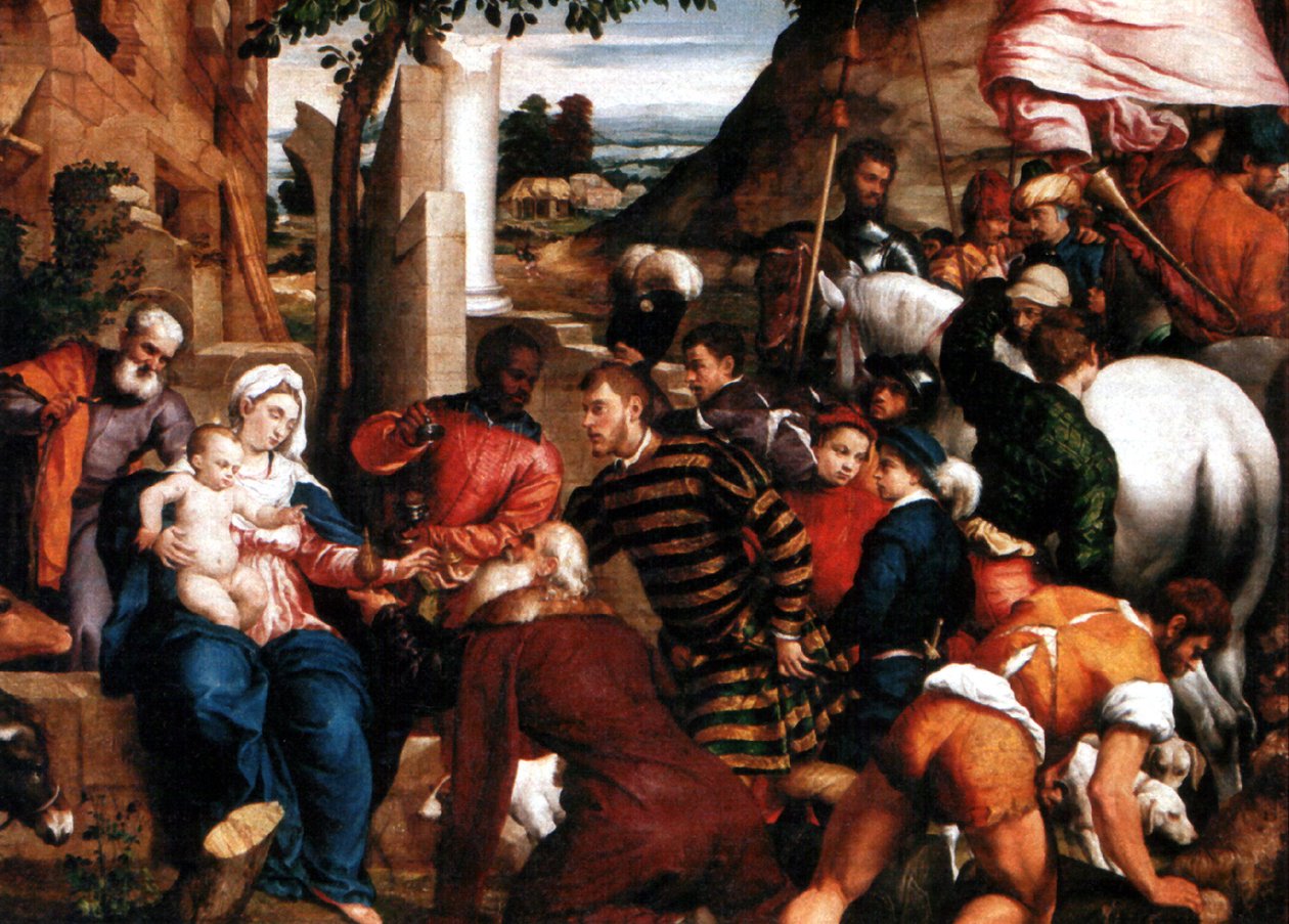A bölcsek imádása alkotó: Jacopo Bassano