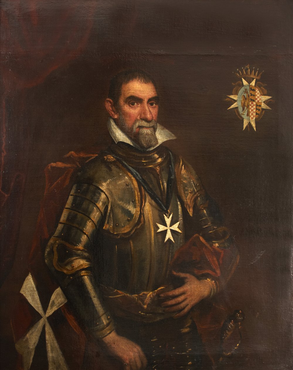 Alfonso d"Arcano, velencei prior, 1560 alkotó: Jacopo Bassano