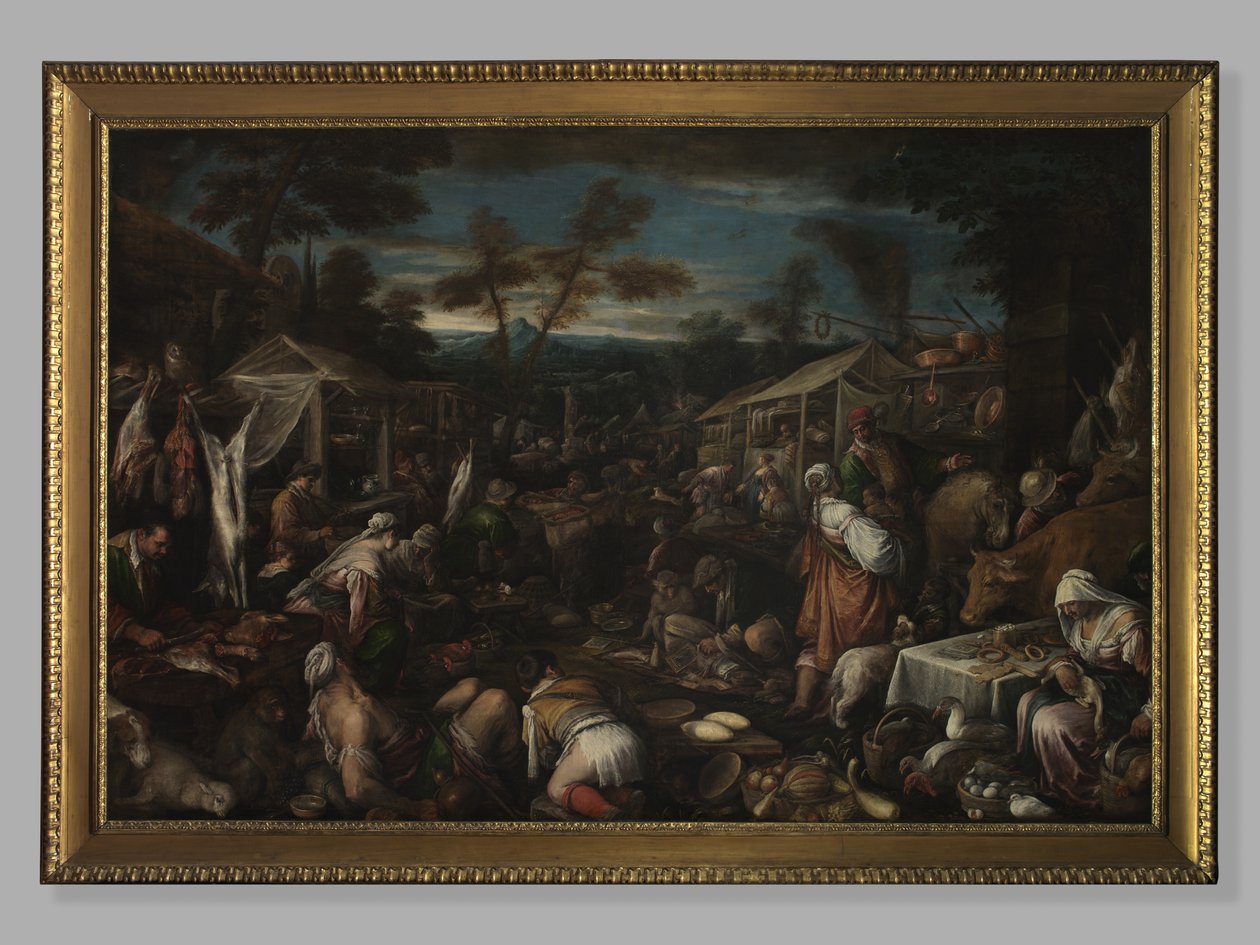 A Nagy Piac, 1580-85 körül alkotó: Jacopo Bassano