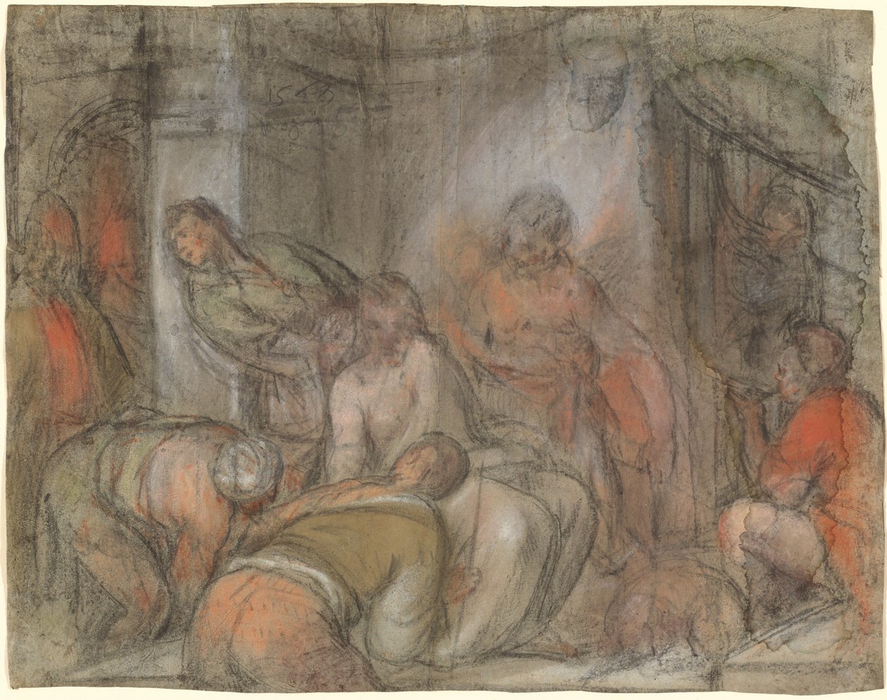 Krisztus kigúnyolása alkotó: Jacopo Bassano