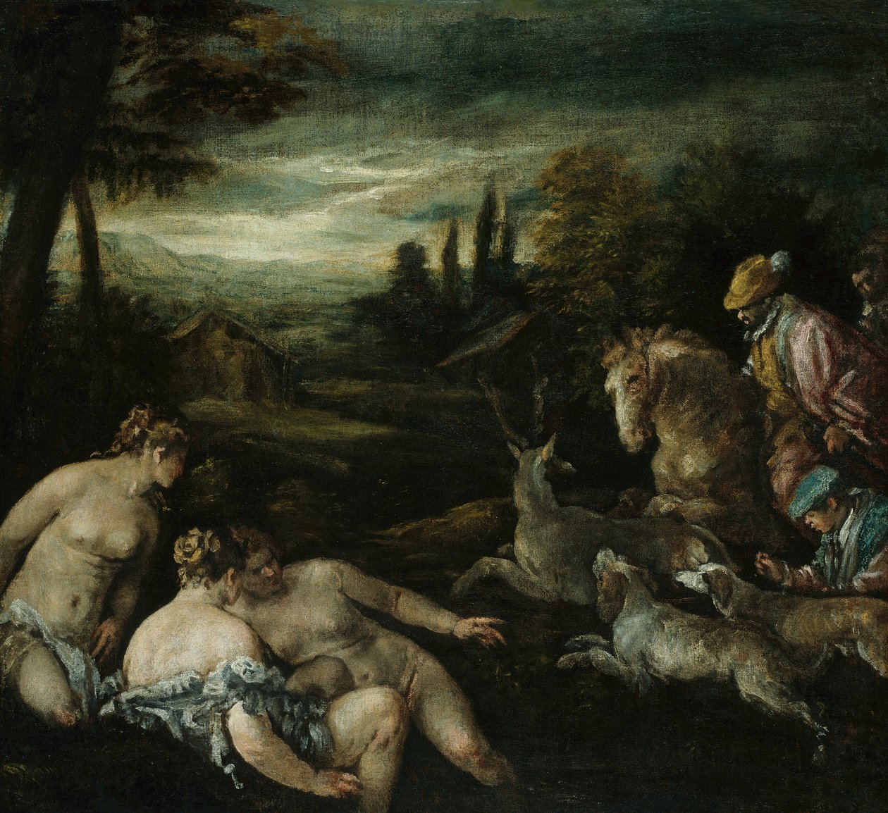 Diana és Actaeon, 158592. alkotó: Jacopo Bassano il vecchio