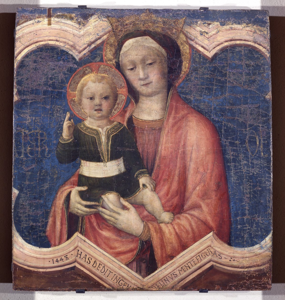 Madonna és gyermeke, 1448 alkotó: Jacopo Bellini