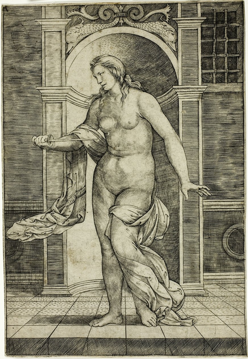 Lucretia alkotó: Jacopo Francia