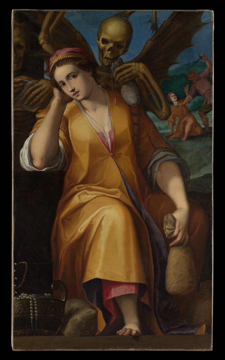 A kapzsiság allegóriája, 1590 körül (olaj, vászon) alkotó: Jacopo Ligozzi
