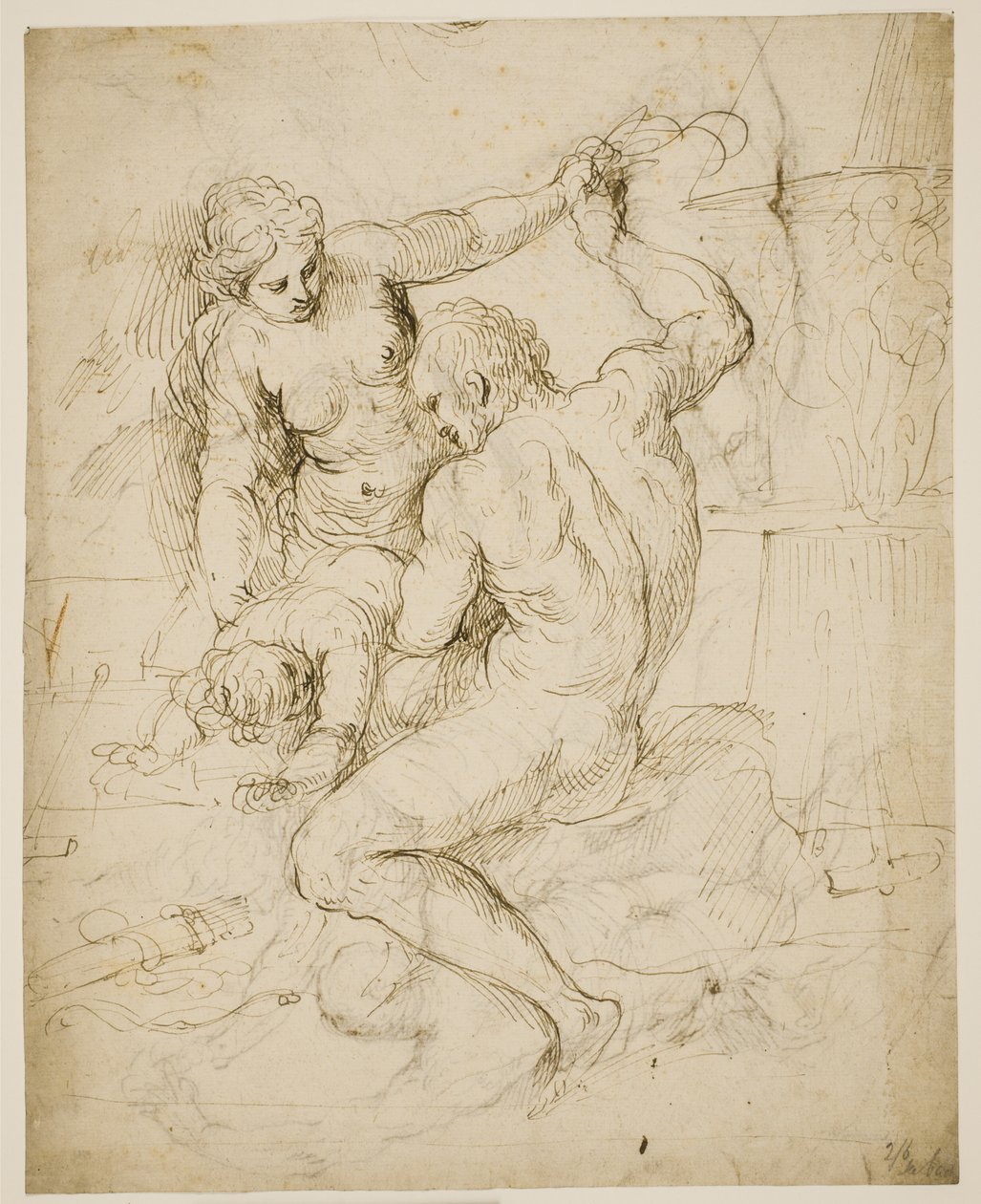 Cupido megrovása alkotó: Jacopo Palma