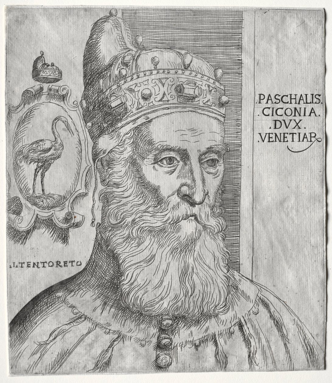 Pasquale Cicogna, Velence dózse portréja. alkotó: Jacopo Palma il Giovane