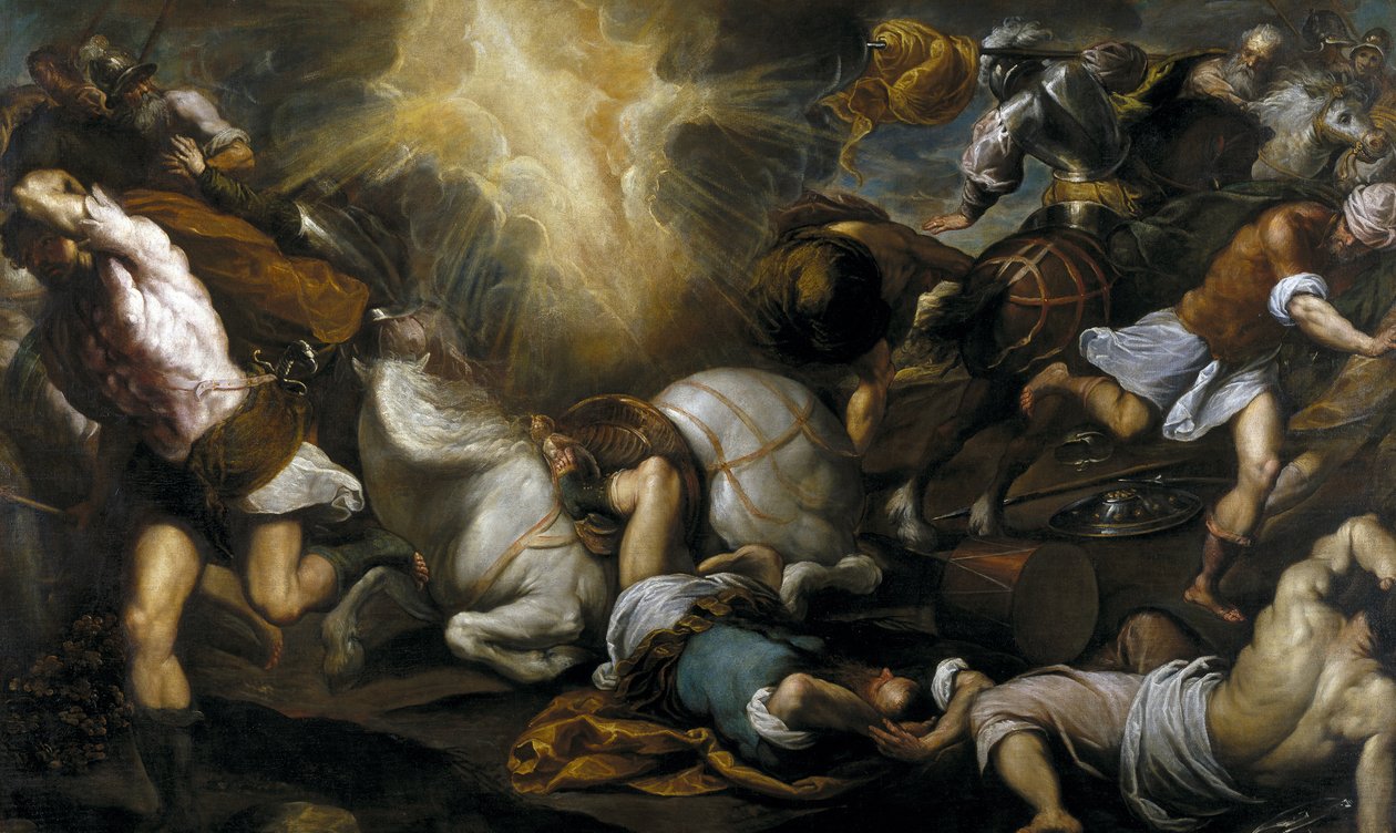 Szent Pál megtérése, 1592 alkotó: Jacopo Palma il Giovane the Younger