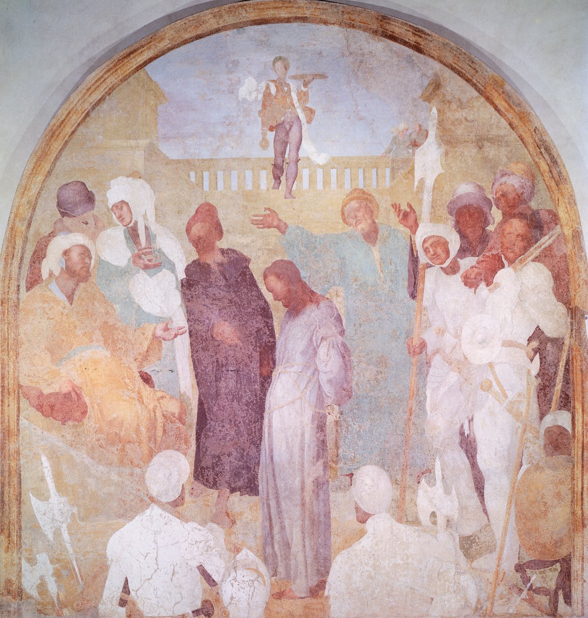 Krisztus Pilátus előtt alkotó: Jacopo Pontormo