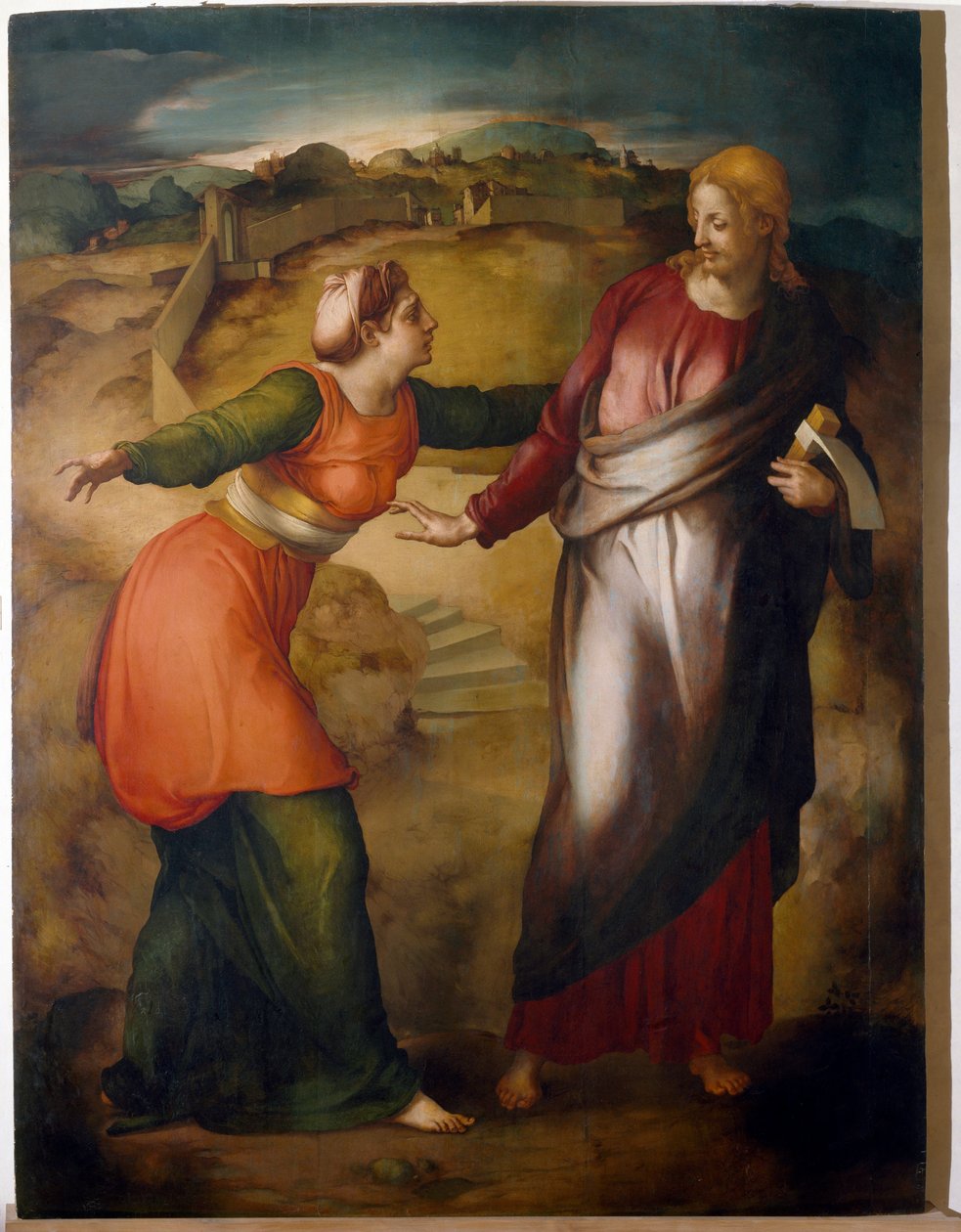 Noli me tangere (Festmény, 1530 körül) alkotó: Jacopo Pontormo