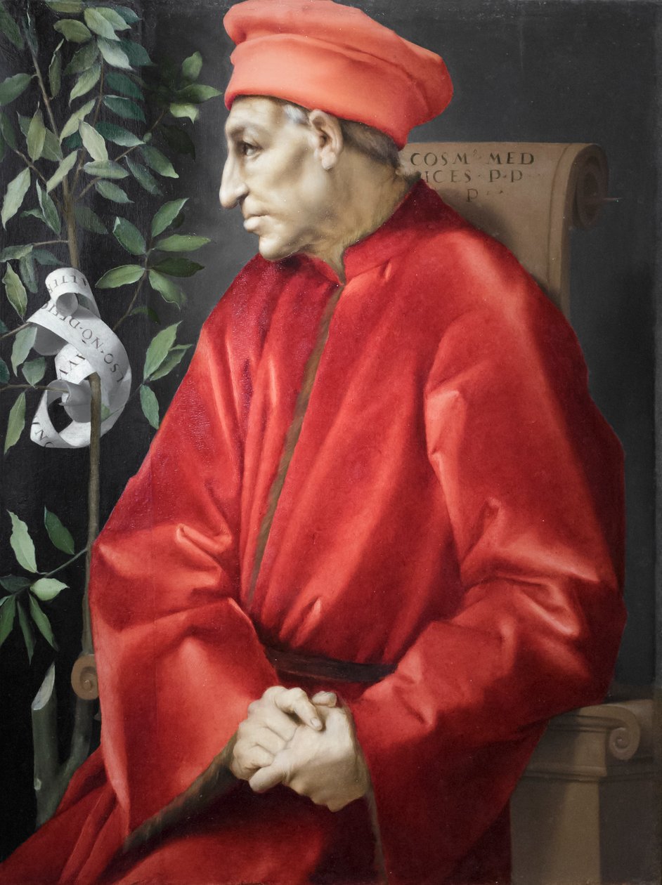 Cosimo, idősebb de Medici portréja alkotó: Jacopo Pontormo