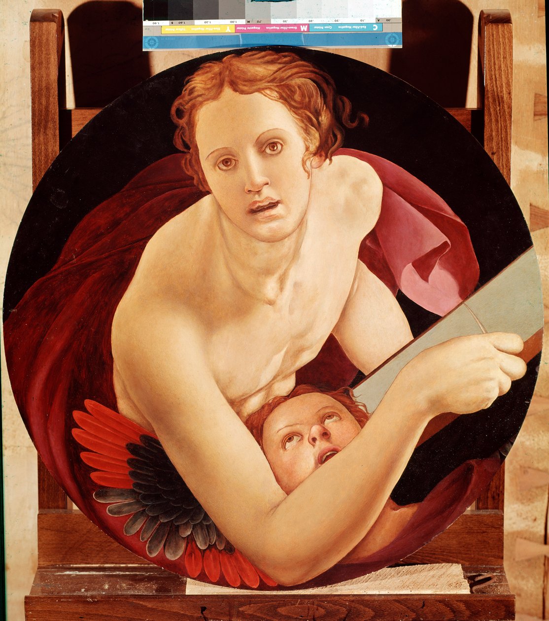 Szent Máté portréja - olajtábla alkotó: Jacopo Pontormo