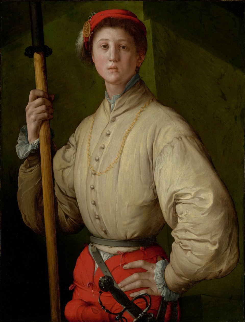 Halberdier portréja (Francesco Guardi) alkotó: Jacopo Pontormo